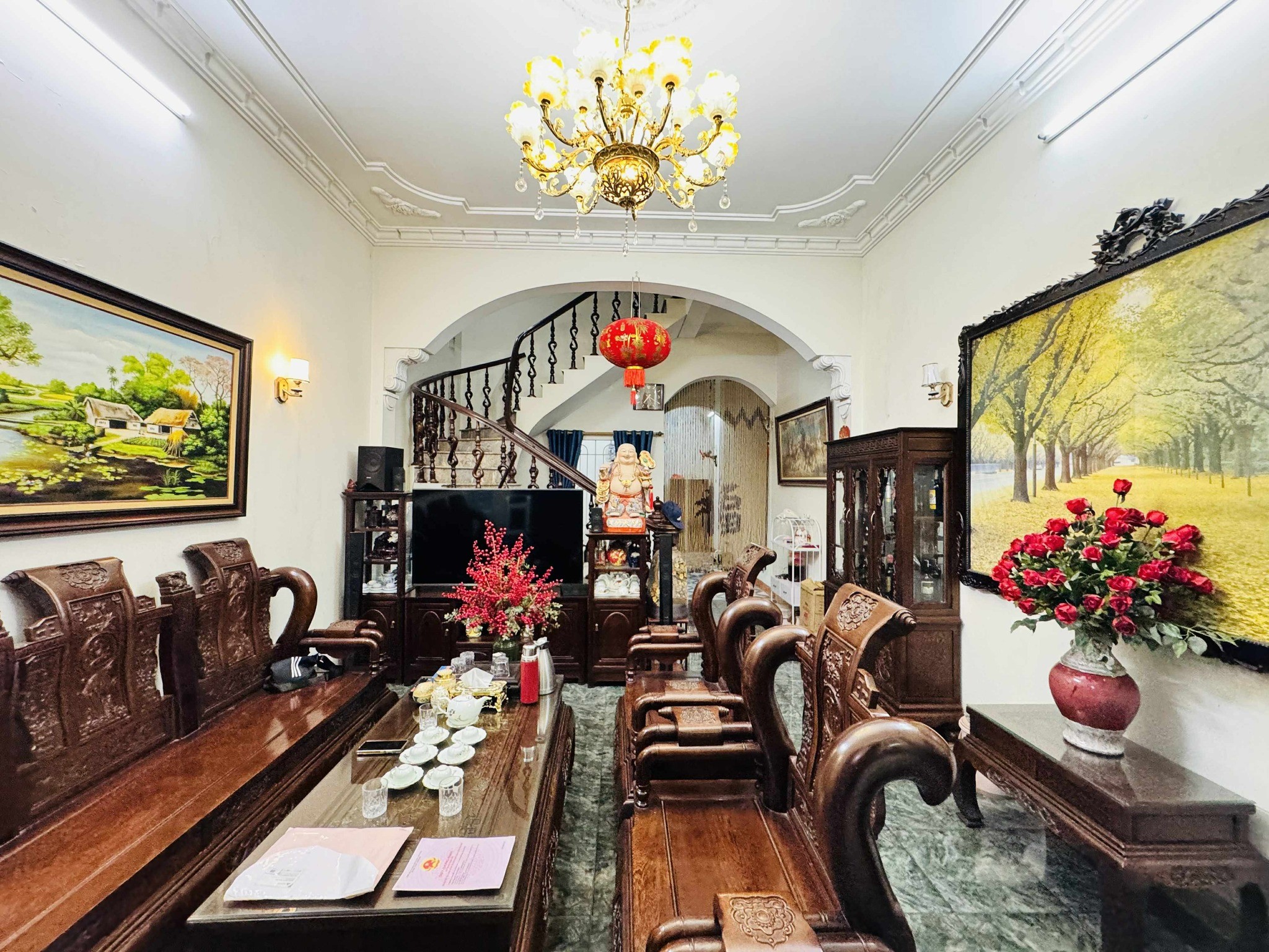 BÁN NHÀ BỒ ĐỂ LONG BIÊN-122M 4T-MẶT NGÕ THÔNG ÔTÔ TRÁNH-NỞ HẬU-TIỆN ÍCH BẠT NGÀN