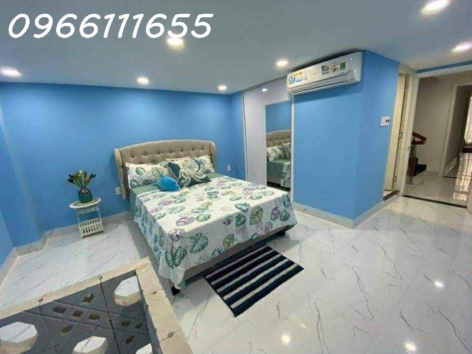 BÁN NHÀ  MẶT TIỀN KINH DOANH  THÍCH QUẢNG ĐỨC -P.4 - GIÁP QUẬN 3 - 5 TẦNG 6PN -61M2 NỞ HẬU- ĐẸP 3