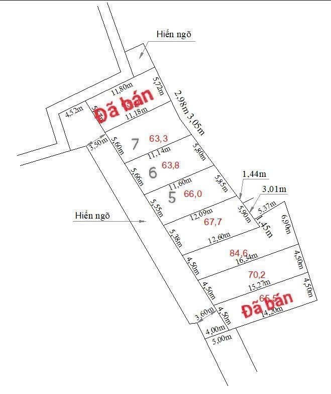 Đất thổ cư trung tâm Kiến Hưng – giá chỉ hơn 6xx triệu, cơ hội đầu tư cực tốt!  ZALO 0567 222 555 2