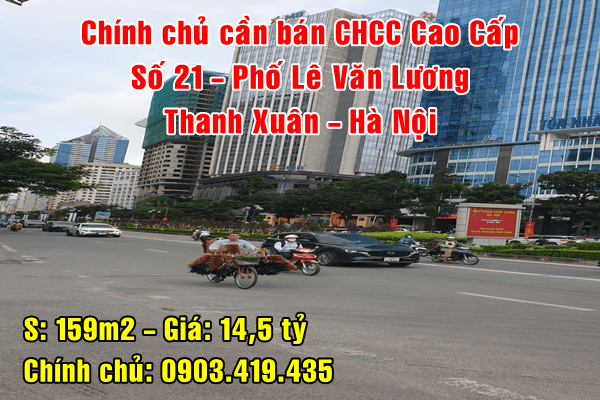 Cần bán Căn hộ chung cư đường Lê Văn Lương, Phường Nhân Chính, Diện tích 159m², Giá 14.5 Tỷ 3