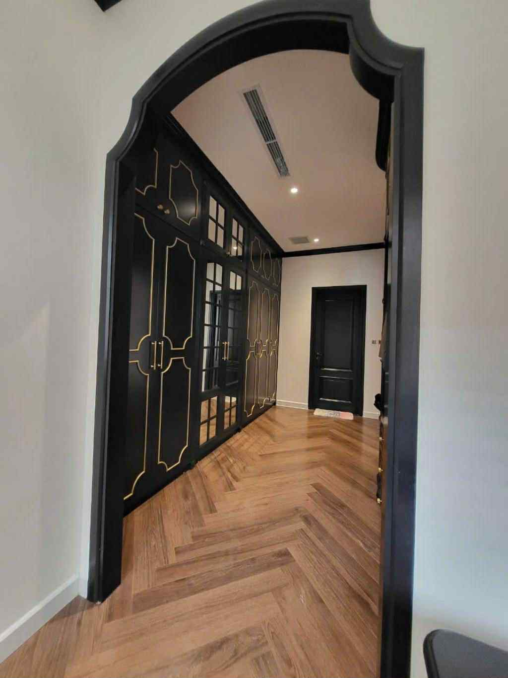 nhà đẹp Hồng Tiến, 65m x 5 tầng, mặt tiền 7.4m, gara ôtô, phong cách indochina 4