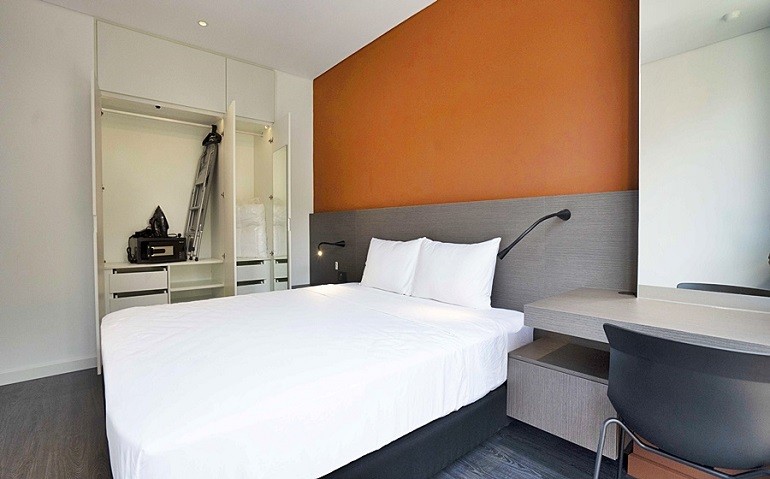 Cho thuê căn hộ 1PN rộng 45m2 tại Tô Ngọc Vân, Tây Hồ, đầy đủ nội thất cao cấp, hiện đại 9