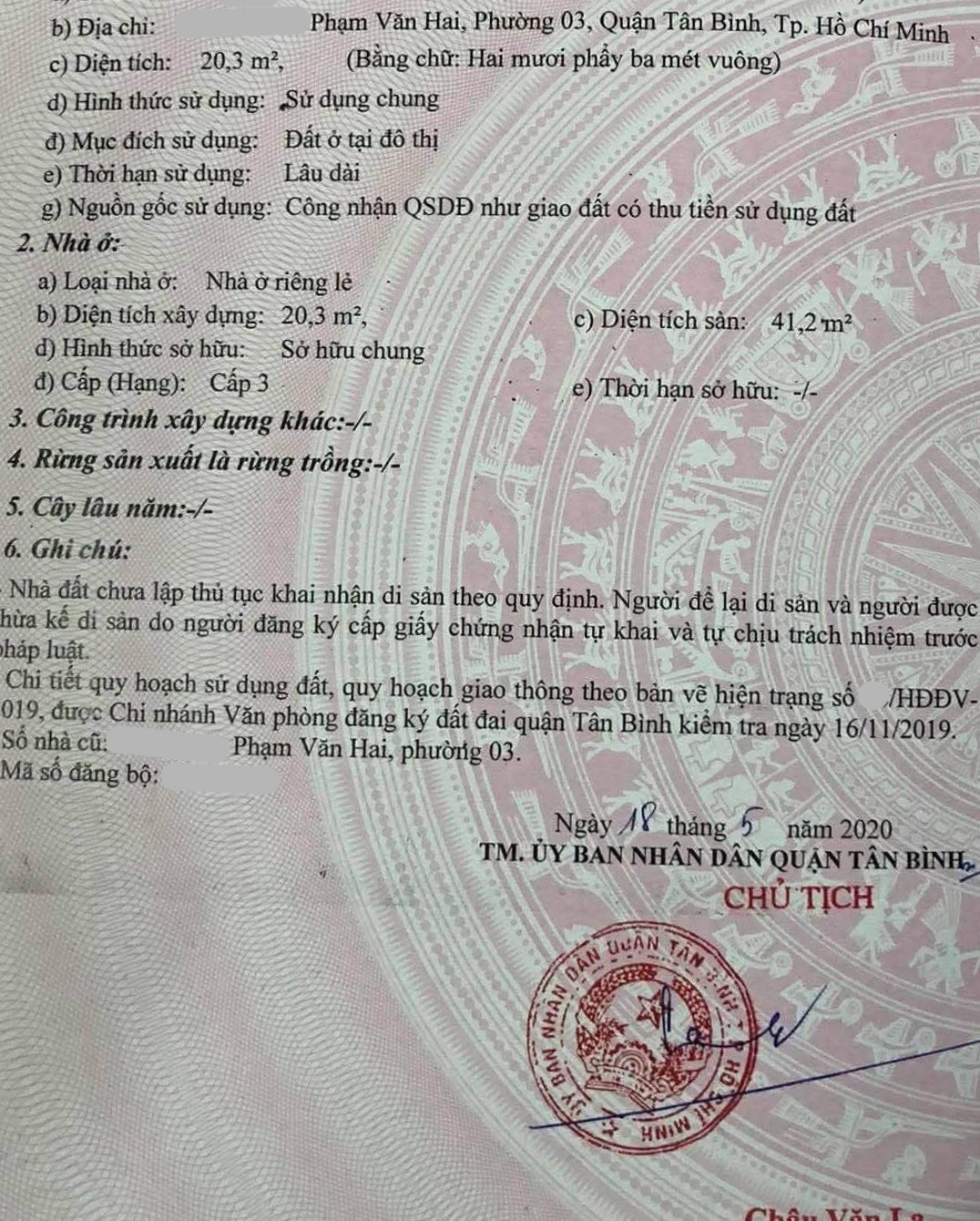Bán nhà ngay chợ Phạm Văn Hai, 21m2 SHR vuông vức hơn 2 tỷ