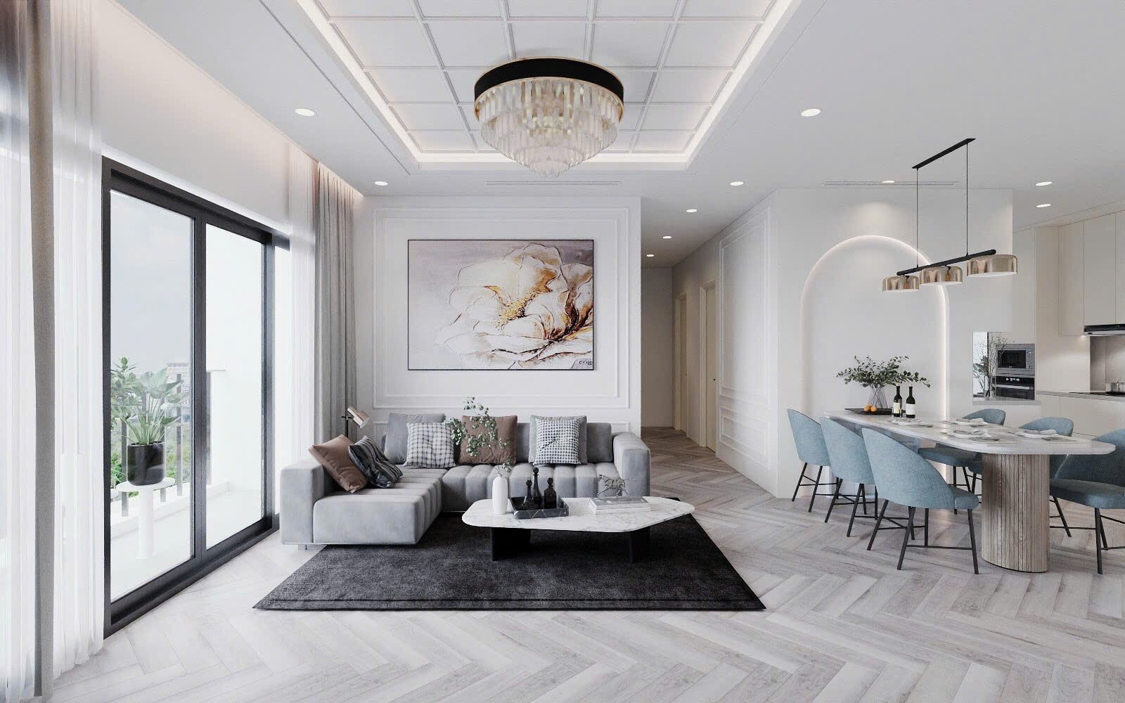 Bán căn hộ 3 ngủ VIEW HỒ TÒA C6 tại Vinhomes D'Capitale 3