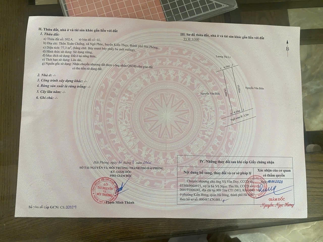 Lô đất giá hiếm khu Xuân Chiếng – Ngũ Phúc chỉ 1.0x tỷ  ZALO 0567 222 555 4