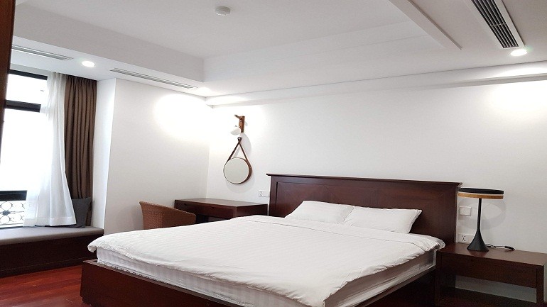 Cho thuê căn hộ dịch vụ tại Âu Cơ, Tây Hồ, 100m2, 2PN, đầy đủ nội thất đẹp hiện đại 9