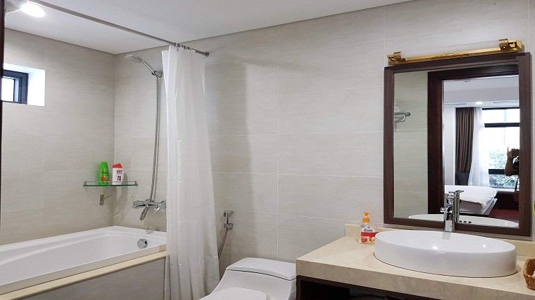 Cho thuê căn hộ dịch vụ tại Âu Cơ, Tây Hồ, 100m2, 2PN, đầy đủ nội thất đẹp hiện đại 10