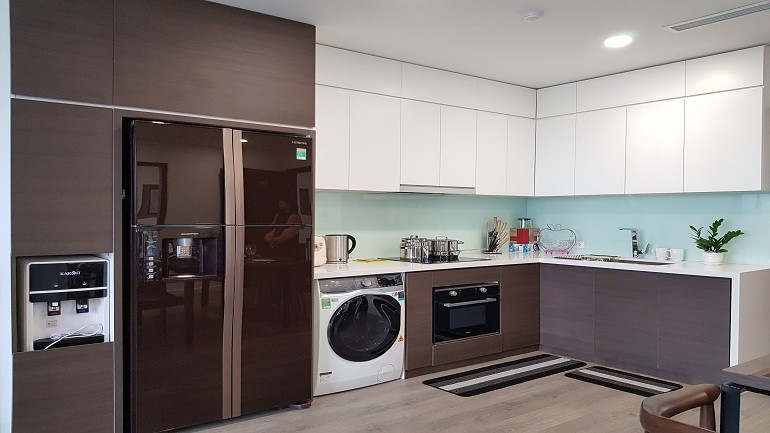 Cho thuê căn hộ dịch vụ tại Trịnh Công Sơn, Tây Hồ, 120m2, 3PN, ban công, đầy đủ nội thất đẹp 7