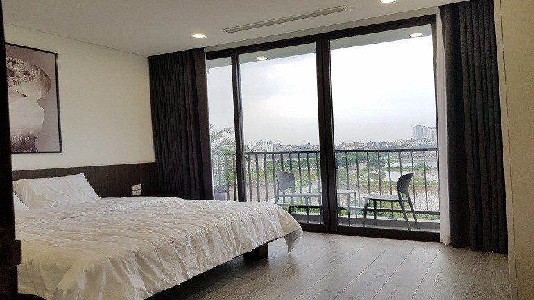 Cho thuê căn hộ dịch vụ tại Trịnh Công Sơn, Tây Hồ, 120m2, 3PN, ban công, đầy đủ nội thất đẹp 8