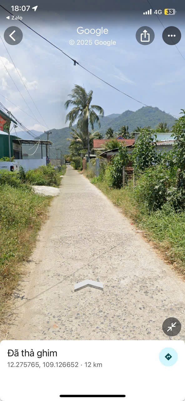 Bán đất Diên Phú thôn 3 đường thông gần Quốc Lộ 1A 4