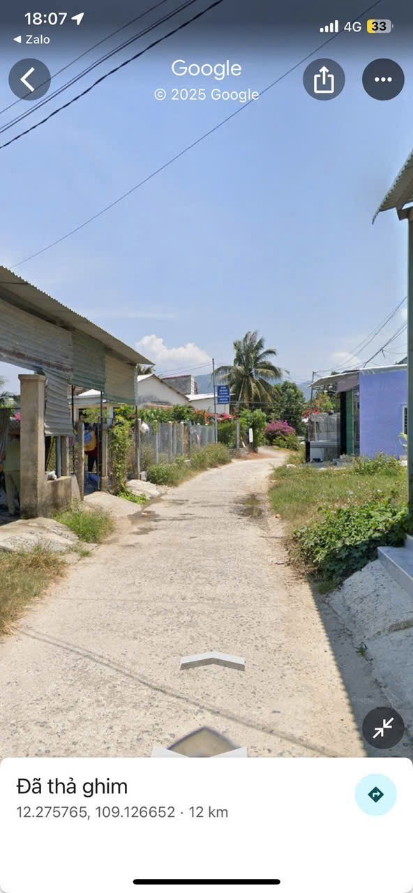 Bán đất Diên Phú thôn 3 đường thông gần Quốc Lộ 1A 3