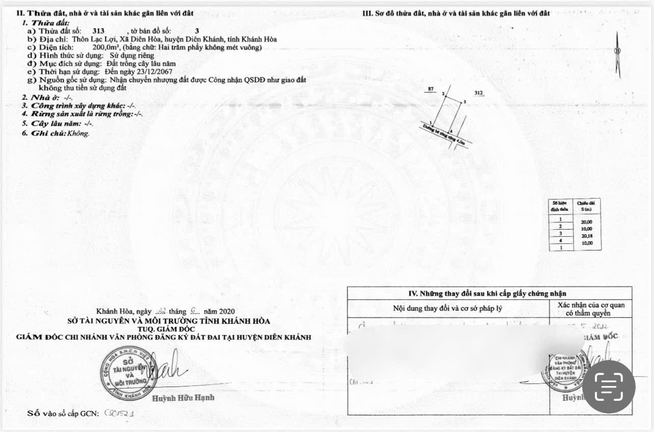 Bán đất Diên Hoà thôn Lạc Lợi sát bên trục đường Lạc Hoà 1 6