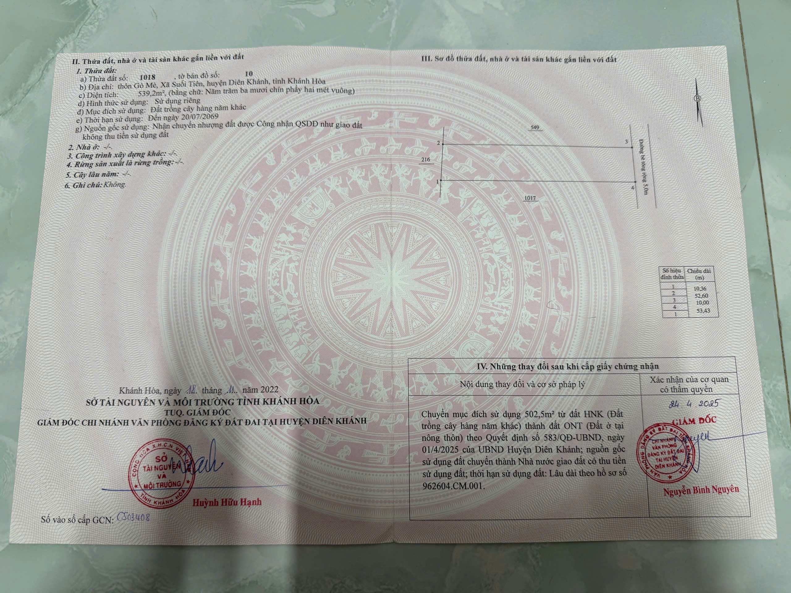 Bán đất Suối Tiên thôn Gò Mè đường thông - đất full thổ cư phù hợp đầu tư xây nhà an cư 8