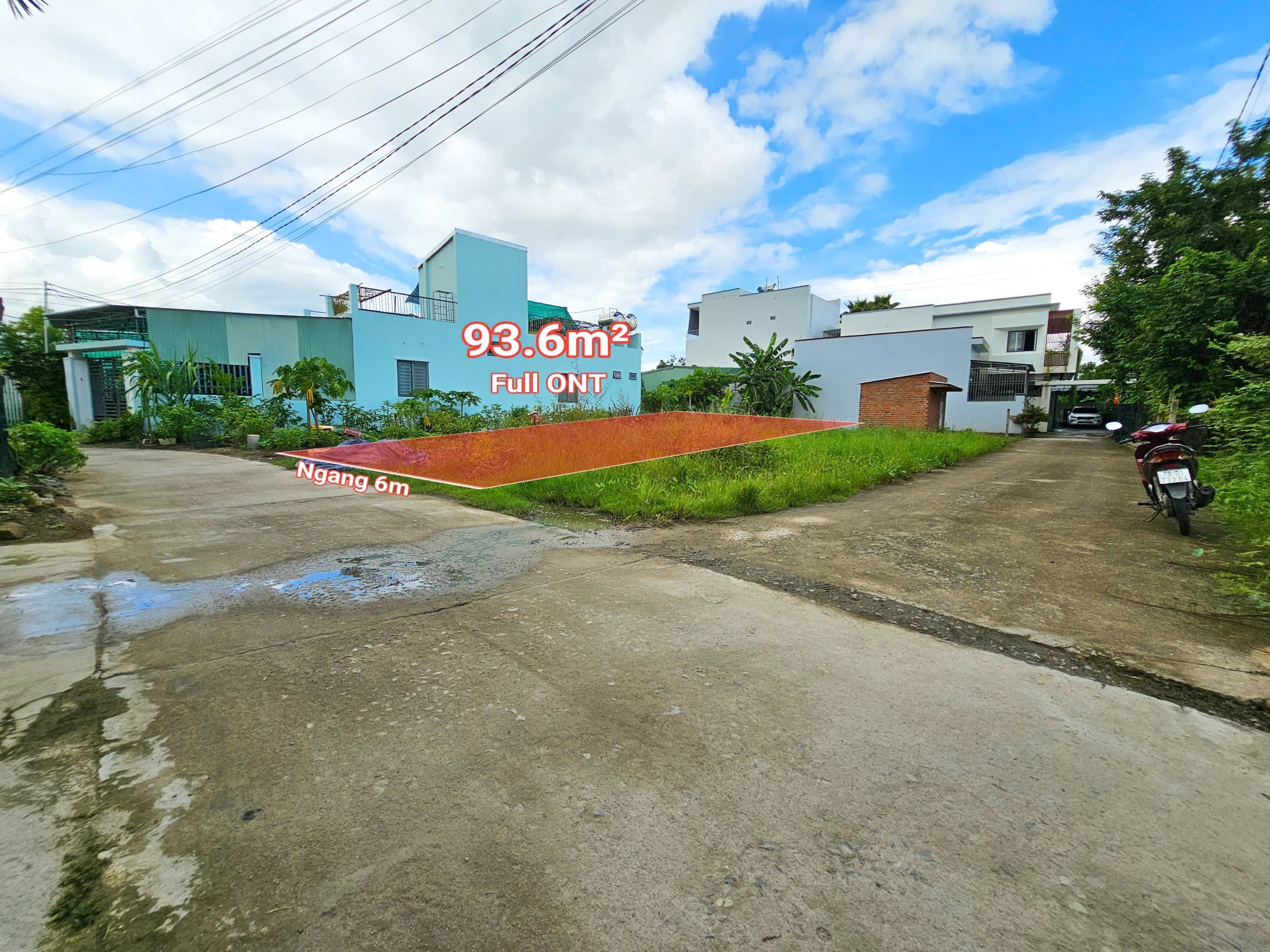Bán đất Suối Hiệp full thổ đường thông sát bên cổng chào thôn Phú Hậu