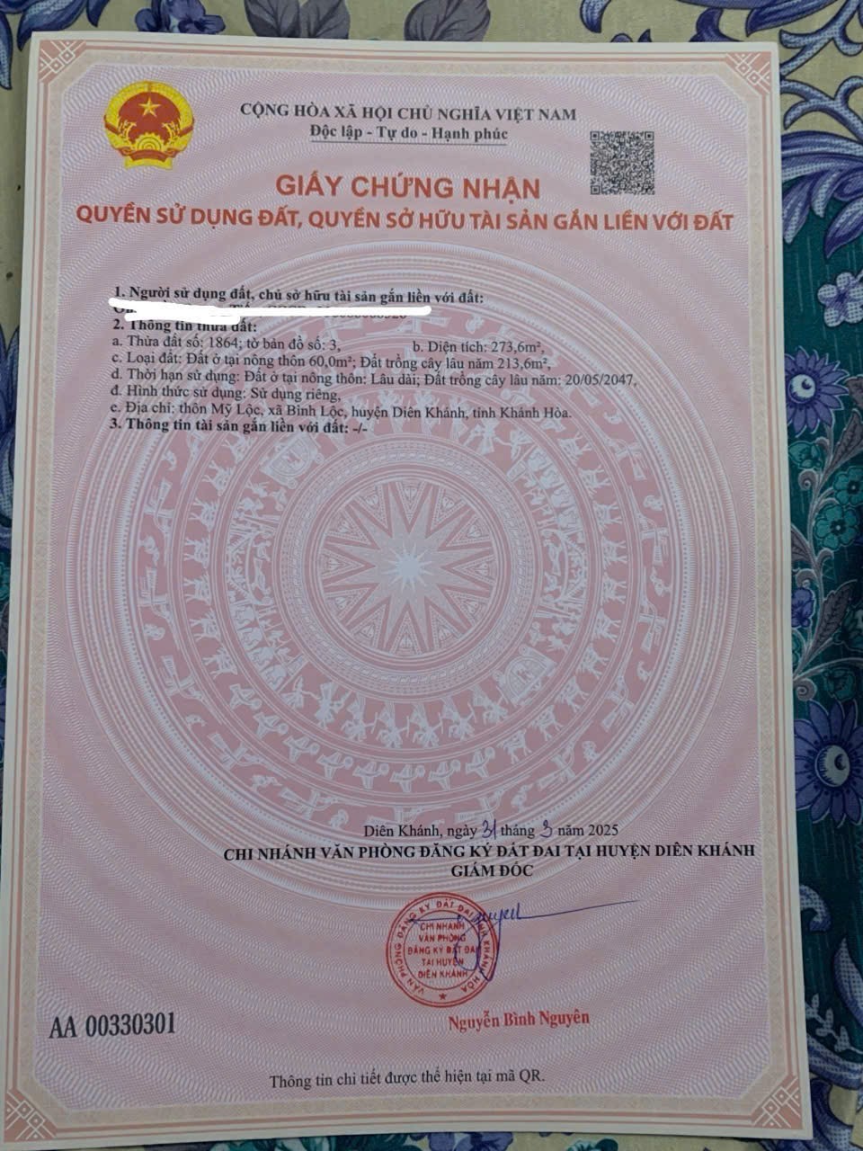 Bán đất Bình Lộc ngay trung tâm hành chính xã Diên Lộc cũ đường thông sát bên Hương Lộ 39 10
