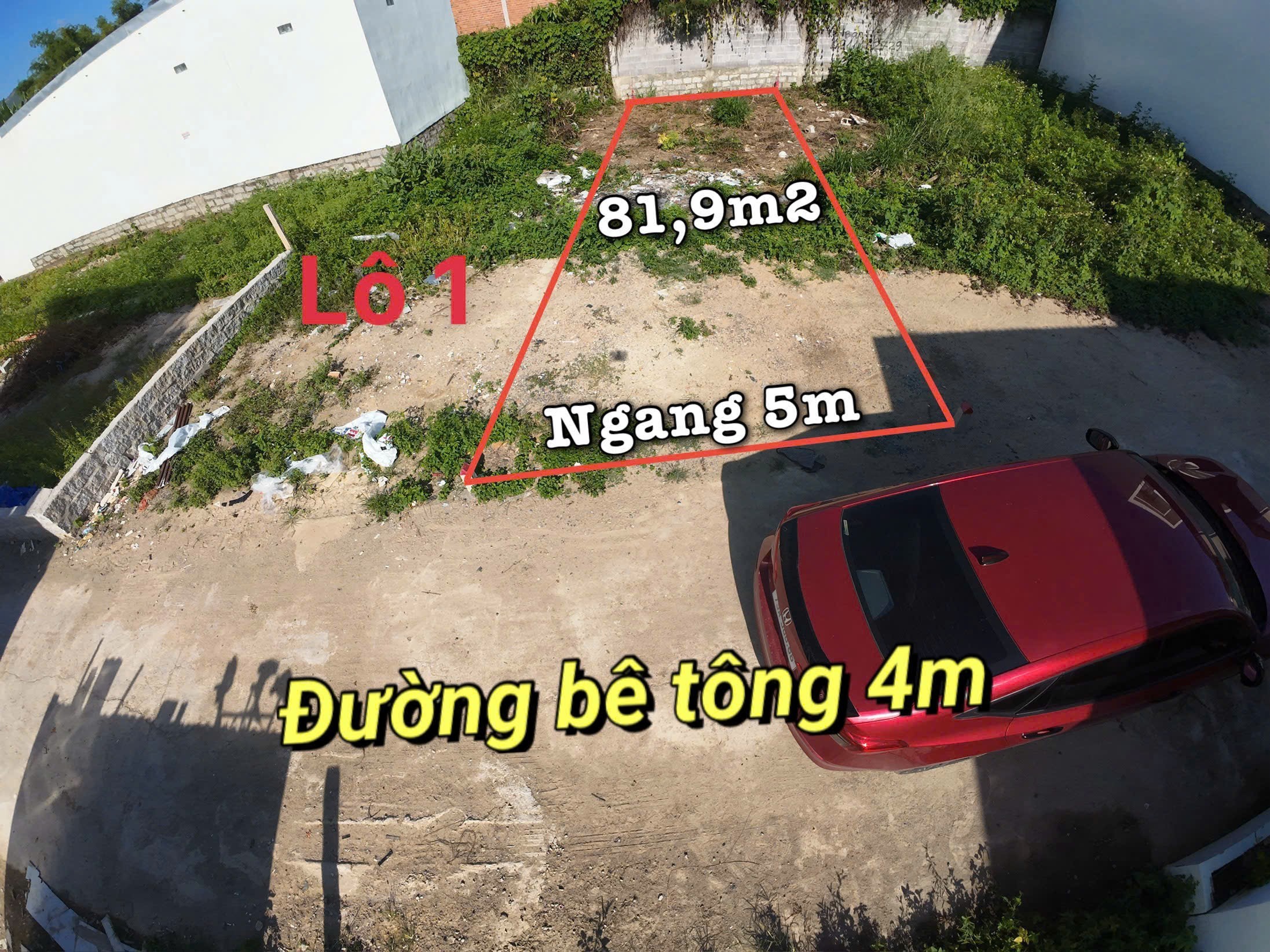 Bán đất Diên An thôn Phú Ân Nam 2 - hẻm Thông Tin đường oto thông 2