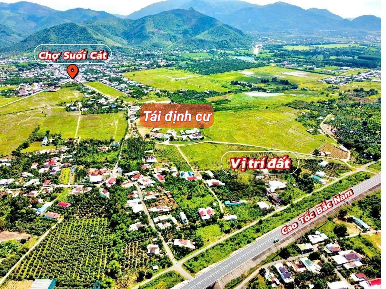 Bán Suối Cát thôn Tân Xương đối diện khu tái định cư - gần chợ kết nối Hương Lộ 39 và QL1A 6