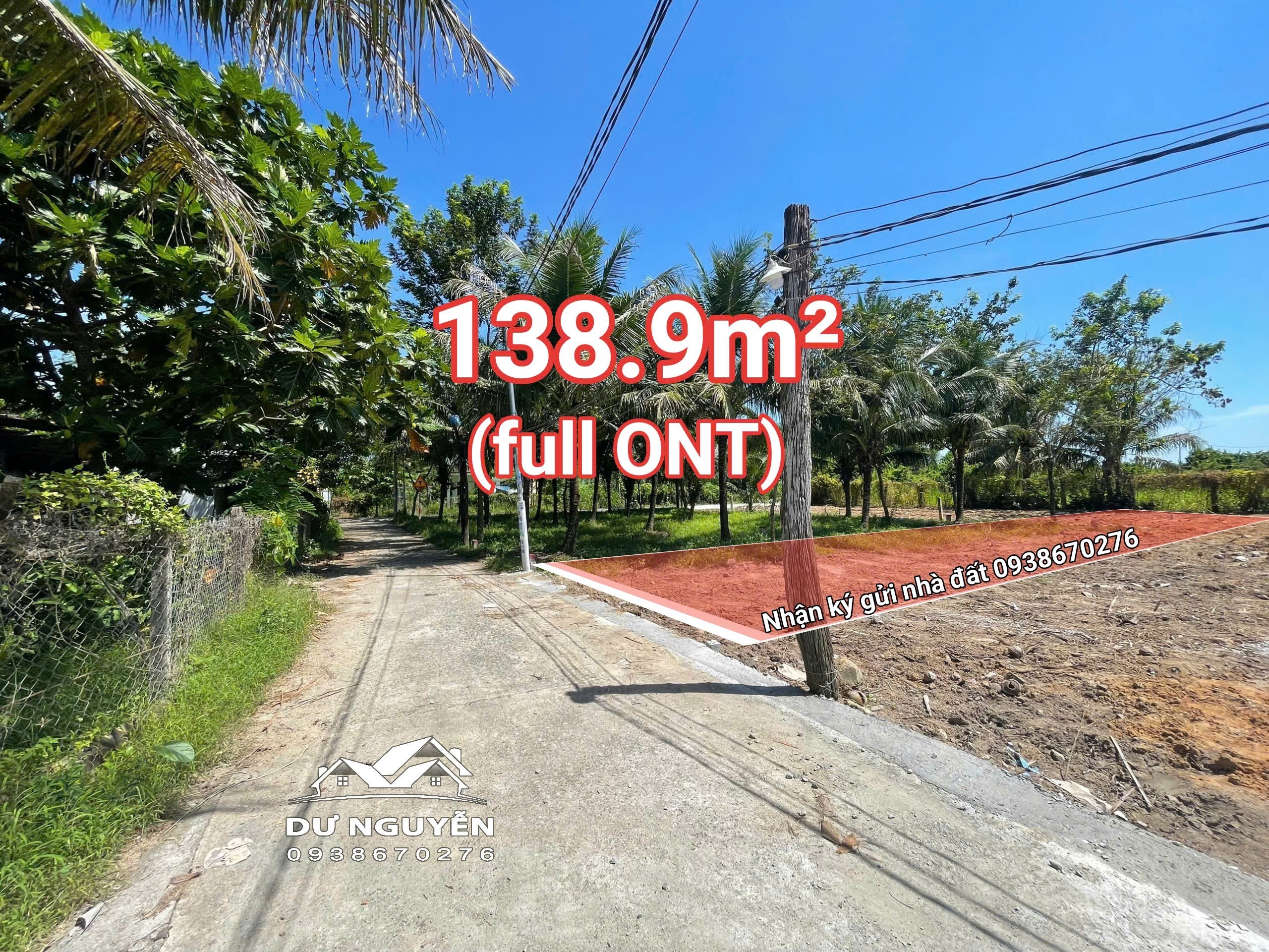 Bán đất Diên Phước full thổ cư giá rẻ hẻm đường Gò Mây - thôn Phò Thiện ngay trung tâm xã 2