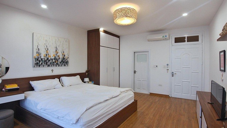 Cho thuê căn hộ dịch vụ tại Yên Phụ, Tây Hồ, 100m2, 2PN, ban công, view hồ, đầy đủ nội thất 8
