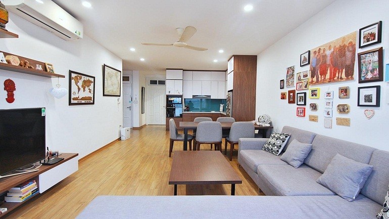 Cho thuê căn hộ dịch vụ tại Yên Phụ, Tây Hồ, 100m2, 2PN, ban công, view hồ, đầy đủ nội thất 4