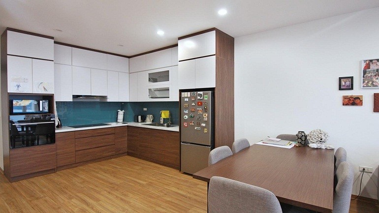 Cho thuê căn hộ dịch vụ tại Yên Phụ, Tây Hồ, 100m2, 2PN, ban công, view hồ, đầy đủ nội thất 5