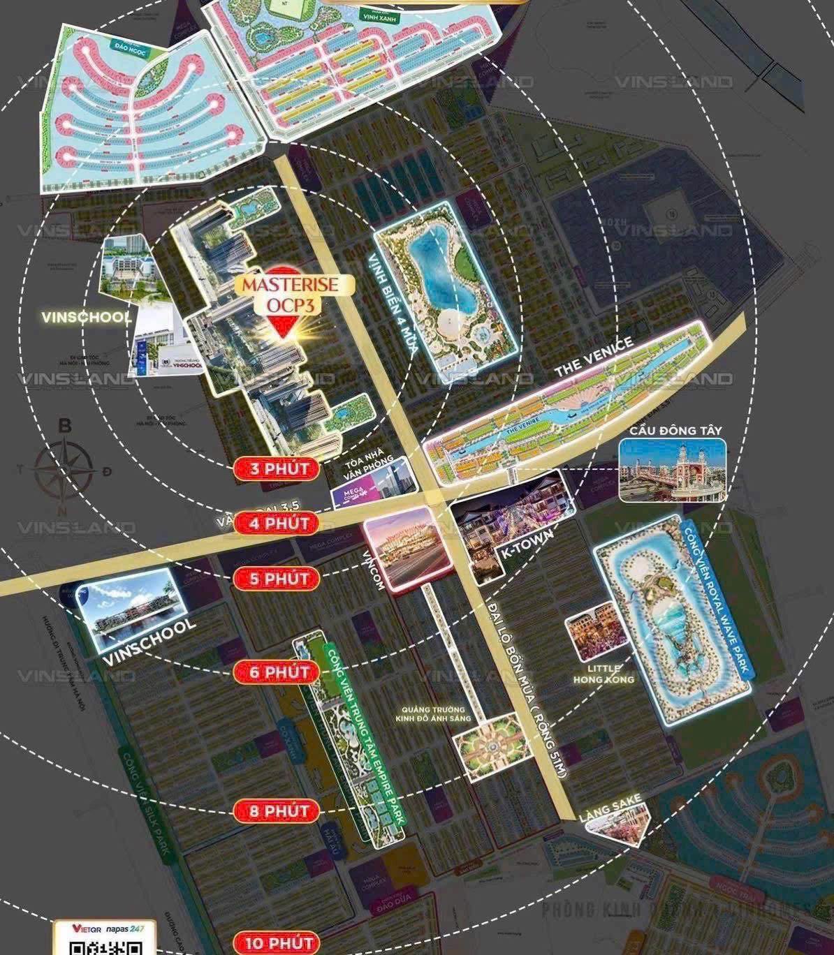 Căn hộ hạng sang Masteri Vin OCP3. Giá chỉ từ 6xtr/m2, Cơ hội X2 tài sản sau khi cầu Ngọc Hồi 3