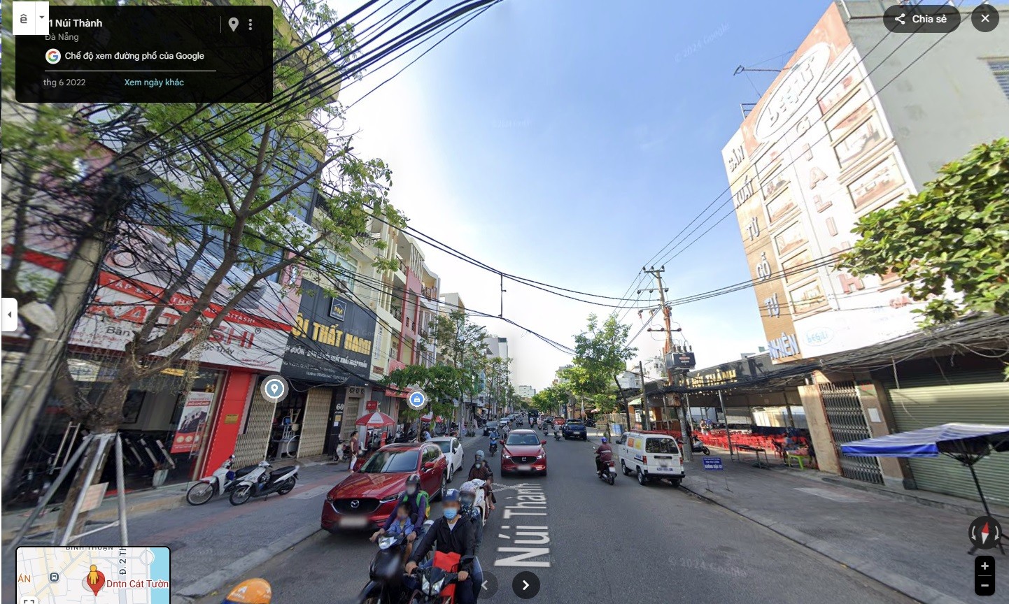 Bán nhà 23 Núi Thành, quận Hải Châu, thành phố Đà Nẵng, 123.4m2, 4 tầng, MT 5.65m, miễn TG 2