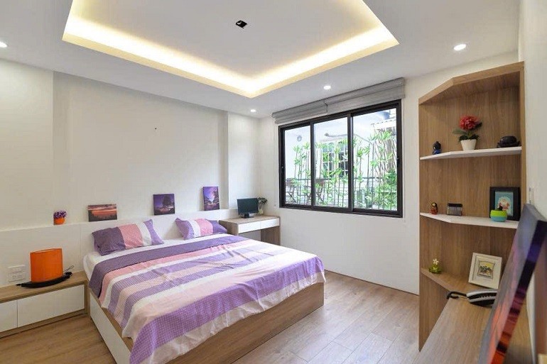 Cho thuê căn hộ 3PN rộng tới 120m2 tại Đặng Thai Mai, Tây Hồ, đầy đủ nội thất, ban công thoáng 6
