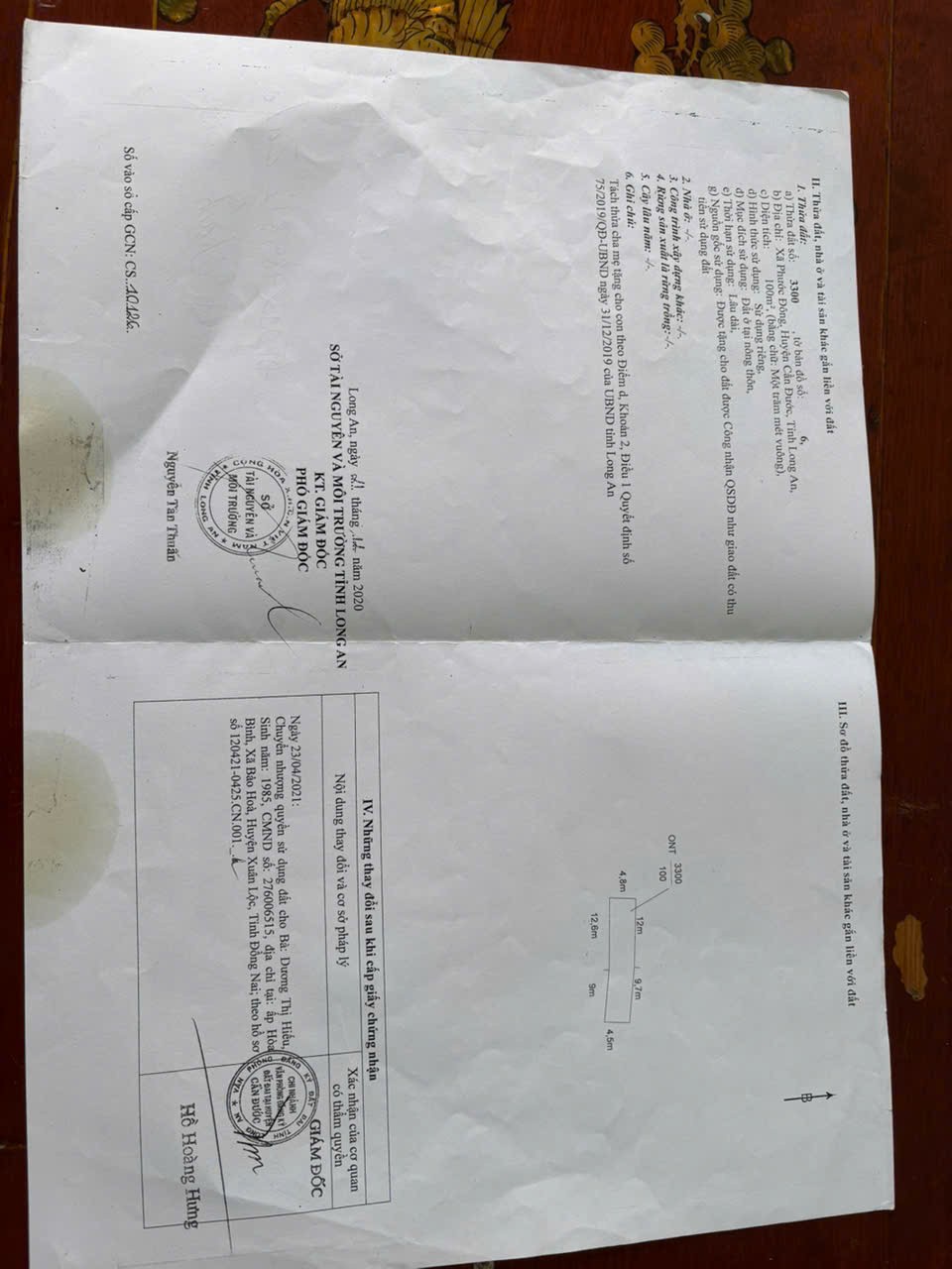 Nền thổ cư 100m2 mt xe máy xã Phước  Đông giá rẻ công nhân 450tr 4