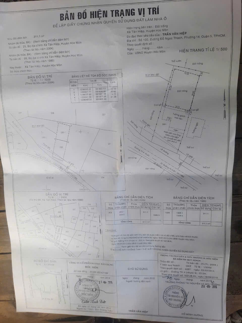 BÁN XƯỞNG (15x40) MẶT TIỀN TÂN HIỆP 4, HÓC MÔN - GIÁ CHỈ 18 TỶ 2