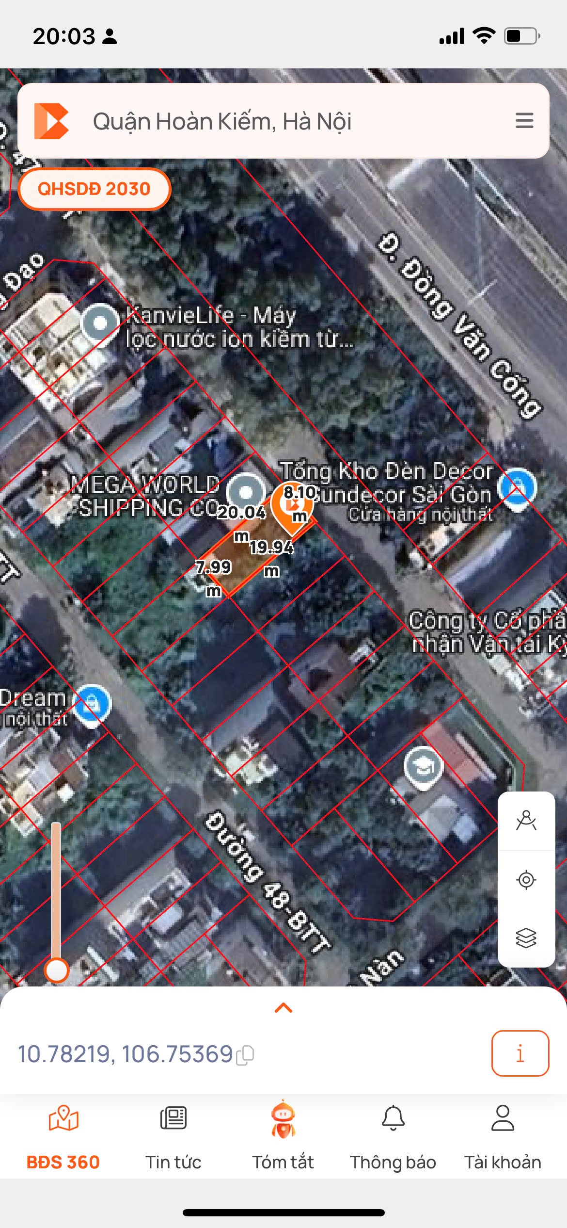 Cần bán Đất Phường Thạnh Mỹ Lợi, Quận 2, Diện tích 160m², Giá 21.92 Tỷ