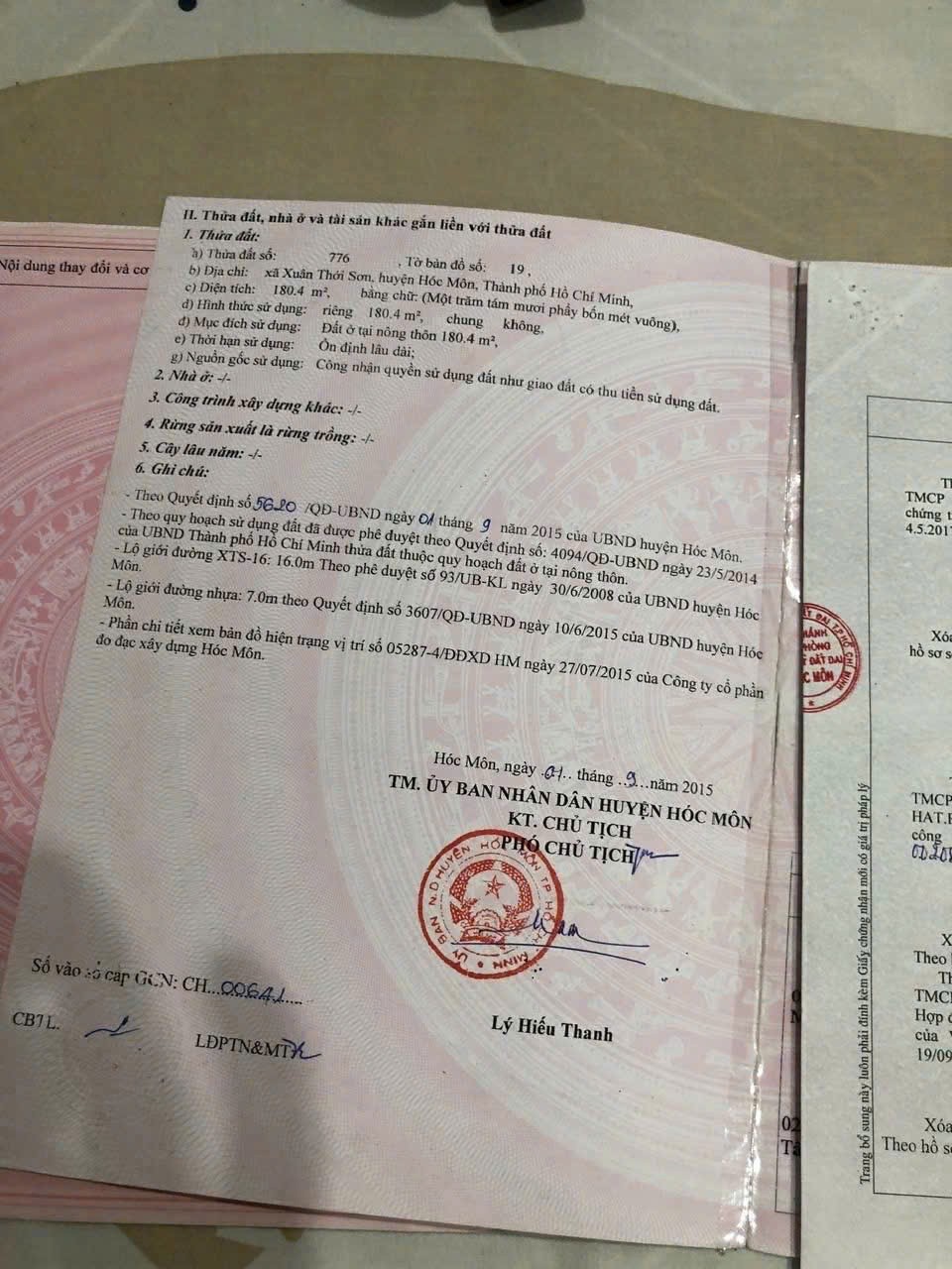 LÔ ĐẤT ĐẸP (10x20) XUÂN THỚI SƠN, ĐƯỜNG ĐỒNG BÀ CANH – GIÁ 5,7 TỶ 4