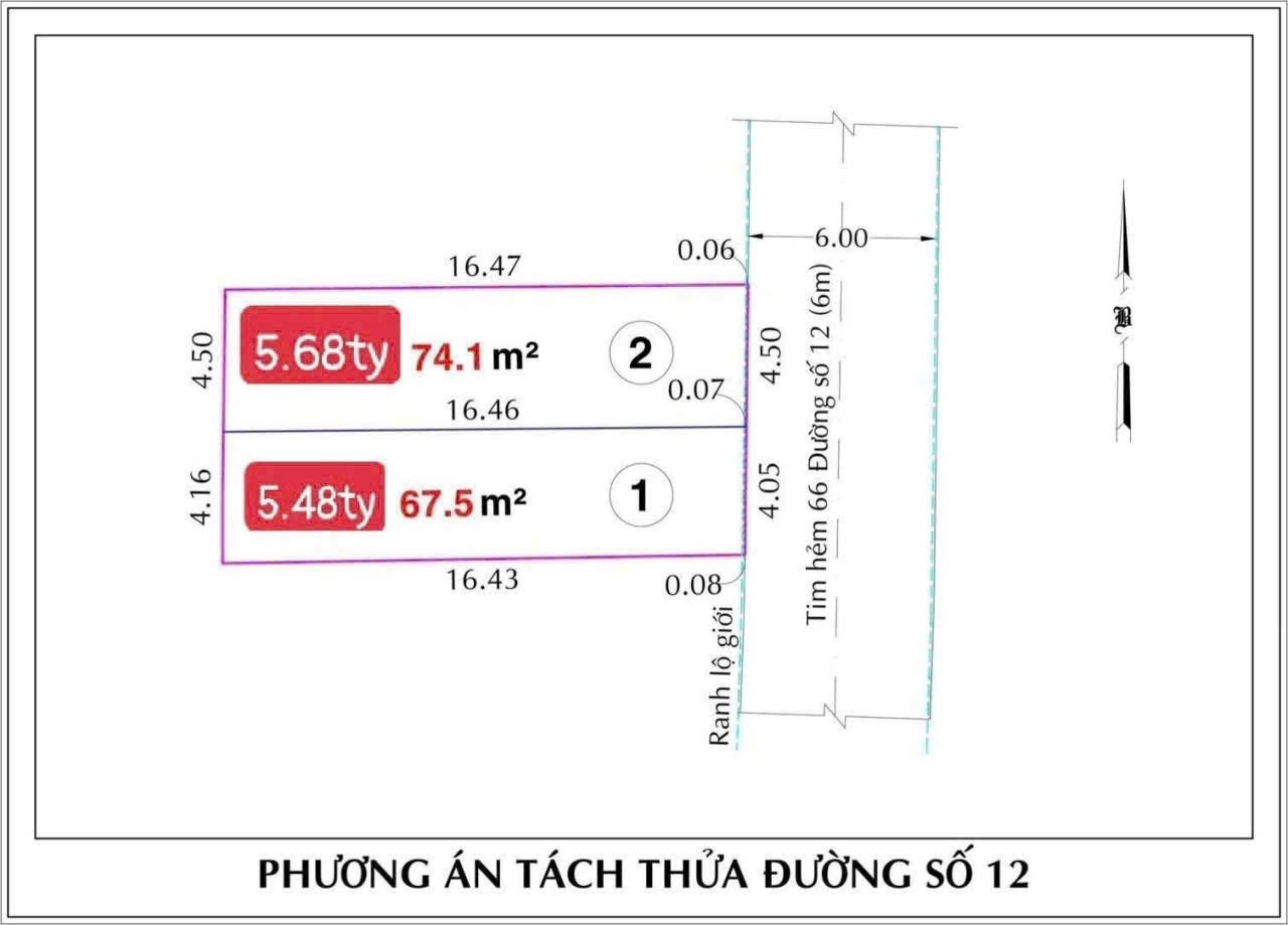 2 nền thổ cư 1/ đường số 12, Bình Hưng Hòa giá 5,48 tỷ và 5,68 tỷ 3