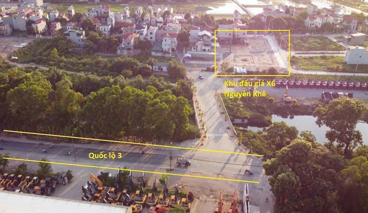 BÁN ĐẤT X1 NGUYÊN KHÊ – ĐÔNG ANH - VIEW CÔNG VIÊN TRƯỚC M 4