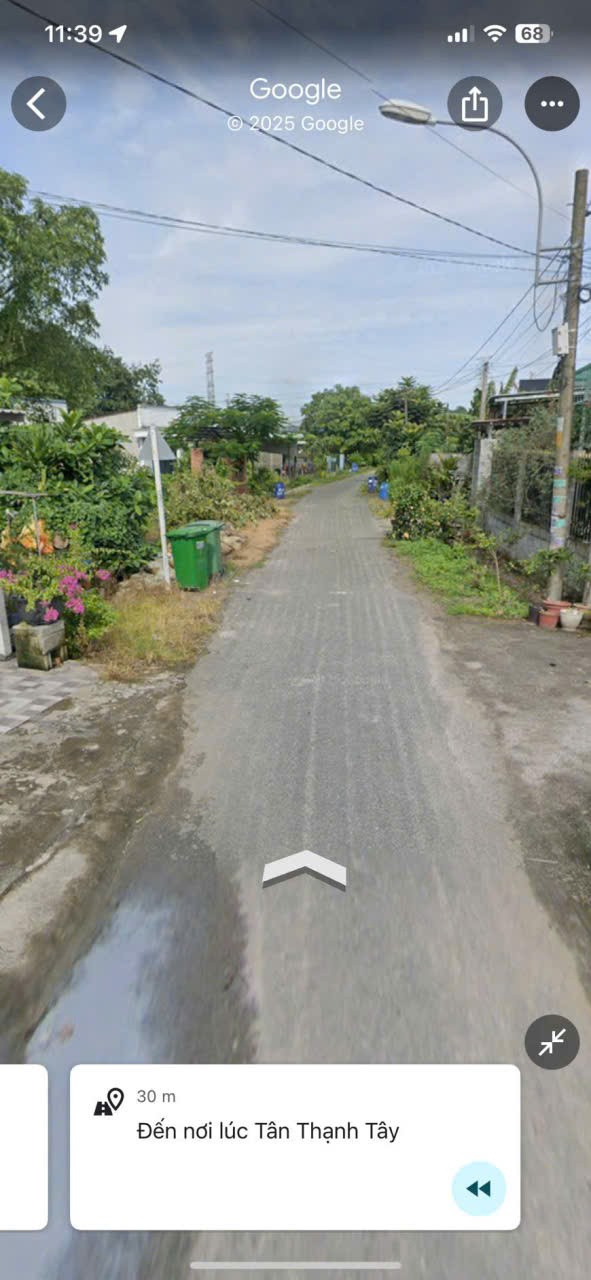Nhà kho mặt tiền đường nhựa dt 193m2 ( có 176,6m2 thổ cư) xã Tân Thạnh Tây giá 3,5 tỷ 4