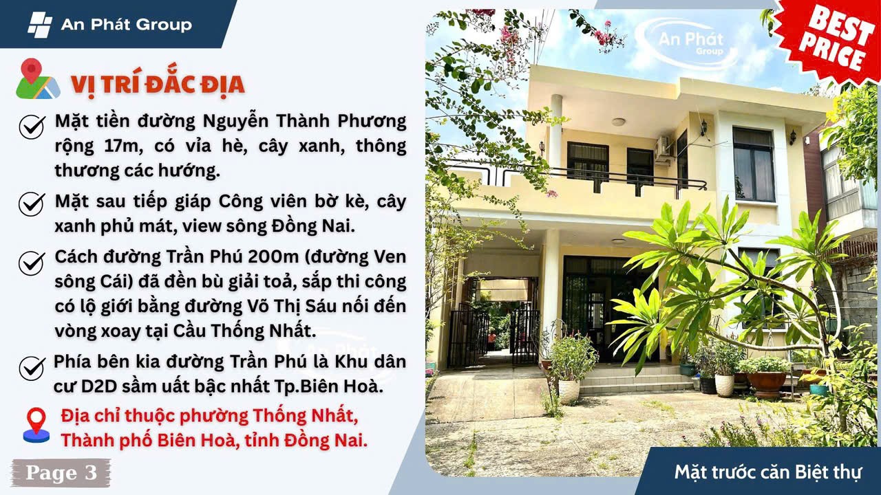Cần bán Biệt thự Biên Hòa, Đồng Nai, Diện tích 200m², Giá 45 Tỷ 7
