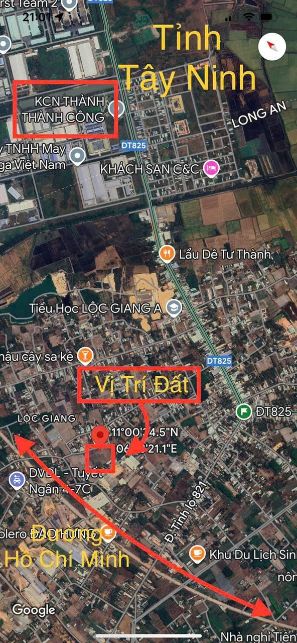 18220m2 đất (617m2 thổ cư) khu quy hoạch chuyển đổi SKC xã Lộc Giang, Đức Hòa giá 13,5 tỷ 6