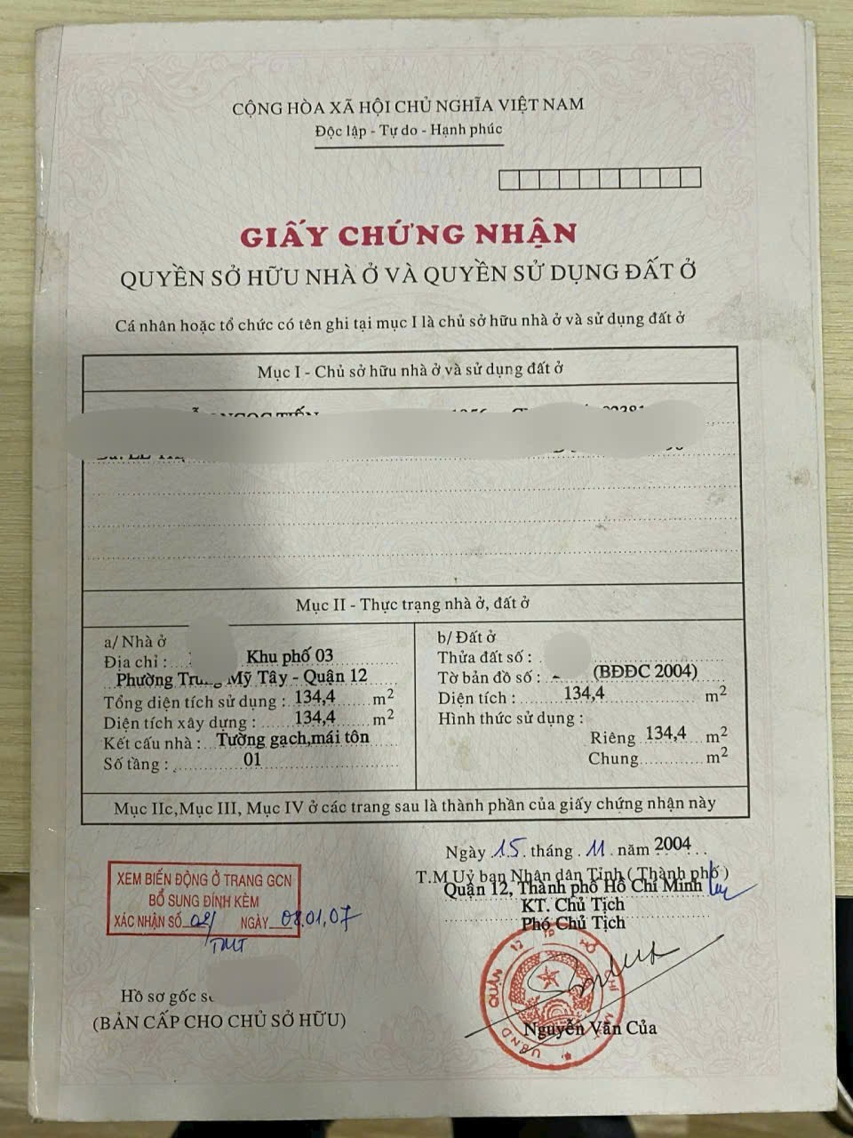 GIÁ QUÁ TỐT – NHÀ (10.6X13) GÓC 2 MẶT TIỀN TRUNG TÂM Q12 – CHỈ 6,19 TỶ 3