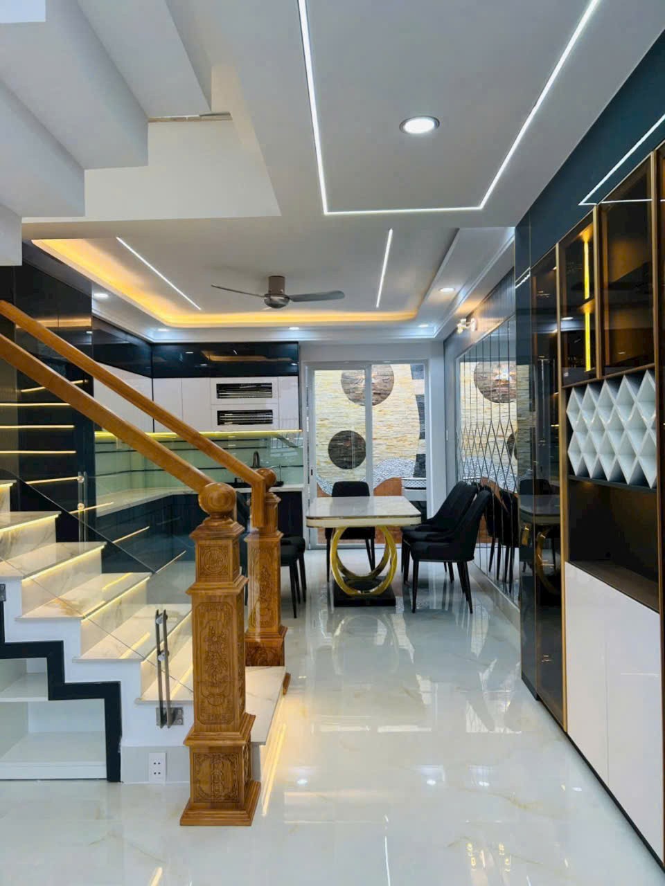 Nhà đẹp đồng bộ Hương Lộ 2, Bình Trị Đông, dt 56m2 3 lầu 5pn 6wc giá 7,6 tỷ 5