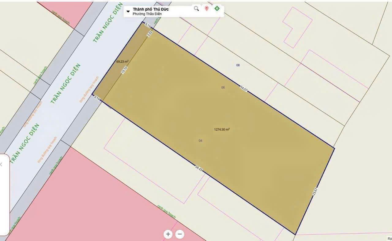 Cần bán Đất Phường Thảo Điền, Quận 2, Diện tích 1343m², Giá 490 Tỷ