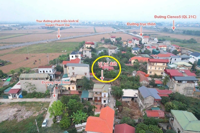 Bán đất Quan Nhân, Tam Hưng, Thanh Oai, Vị trí cực Đẹp, Giá Đầu tư 2