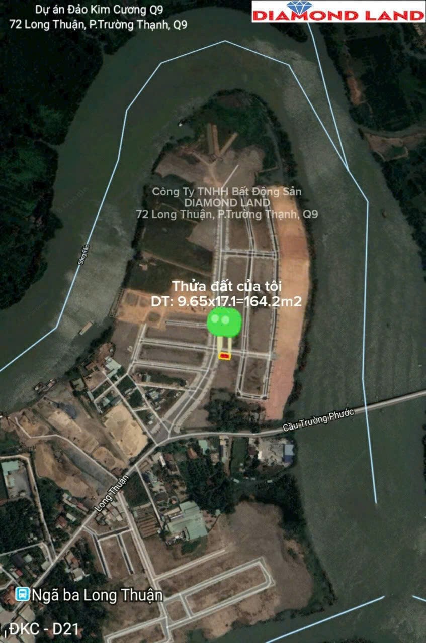 Cần bán Đất Phường Trường Thạnh, Quận 9, Diện tích 164m², Giá 11 Tỷ