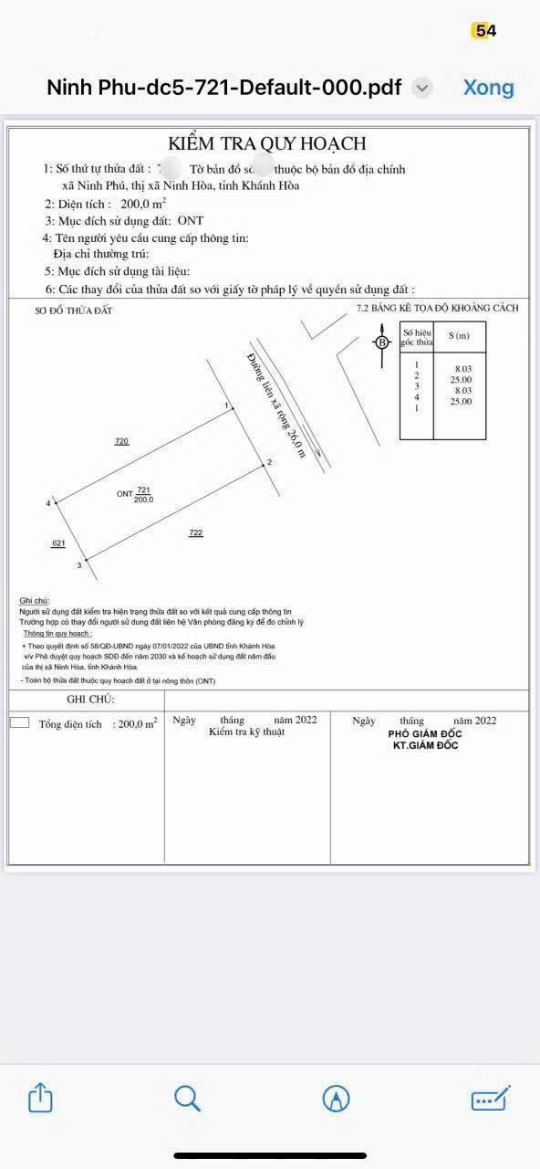 Cần bán Đất Xã Ninh Phú, Ninh Hòa, Diện tích 200m², Giá 950 Triệu 4