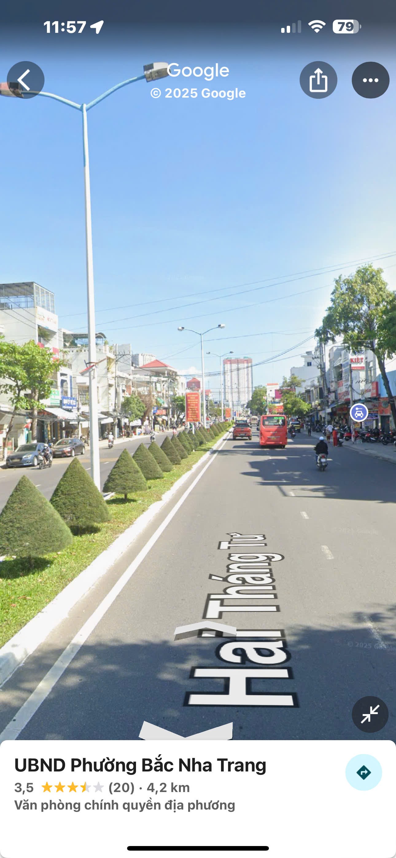 BÁN ĐẤT TẶNG NHÀ MẶT TIỀN ĐƯỜNG 2/4, BẮC NHA TRANG. 2