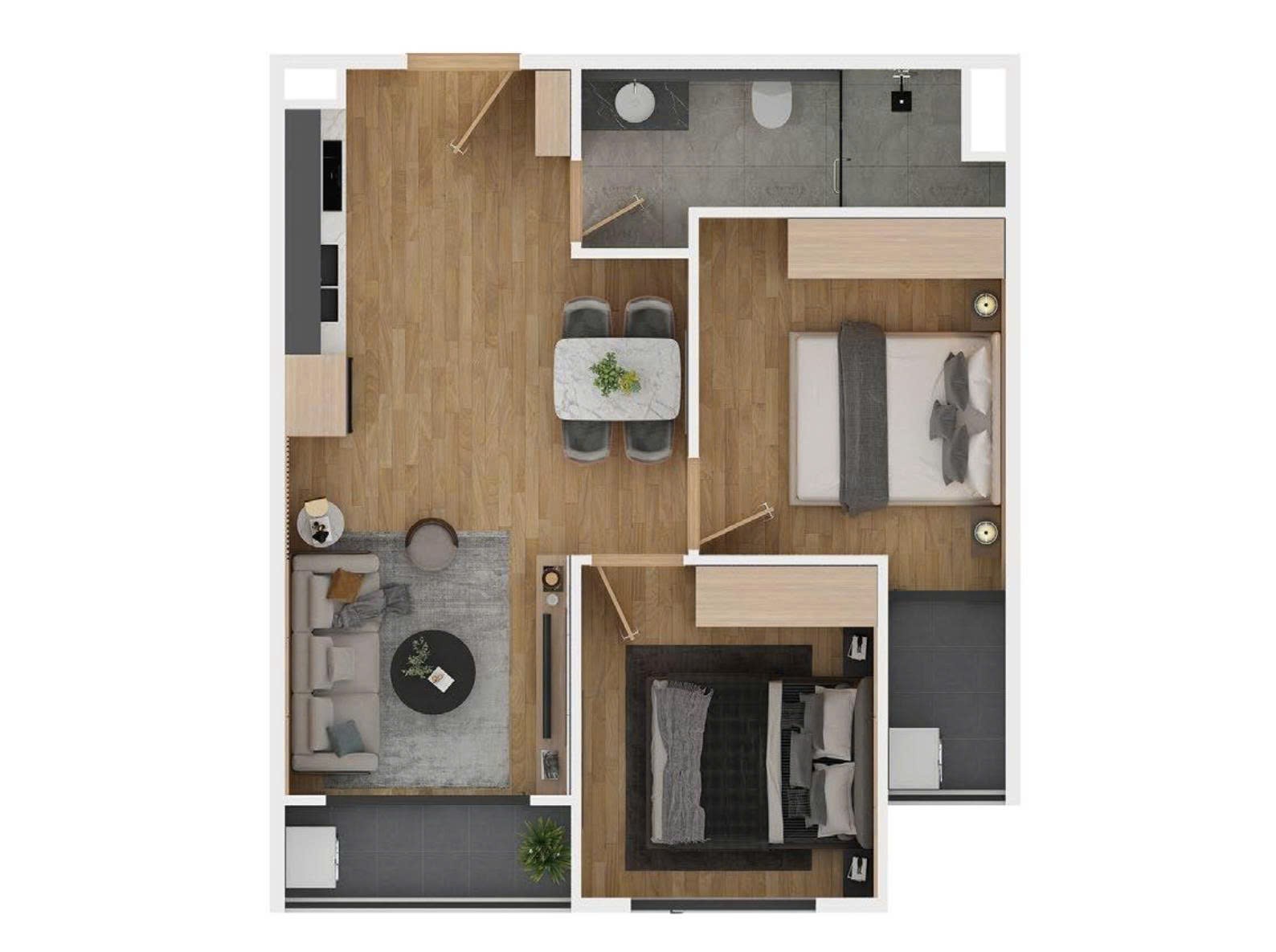 Cần bán Căn hộ chung cư dự án MK Central City, Diện tích 45m², Giá 690 Triệu 17