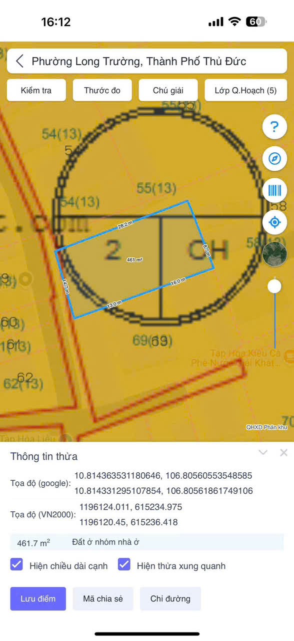 Cần bán Đất Quận 9, Hồ Chí Minh, Diện tích 460m², Giá 41 Triệu/m²