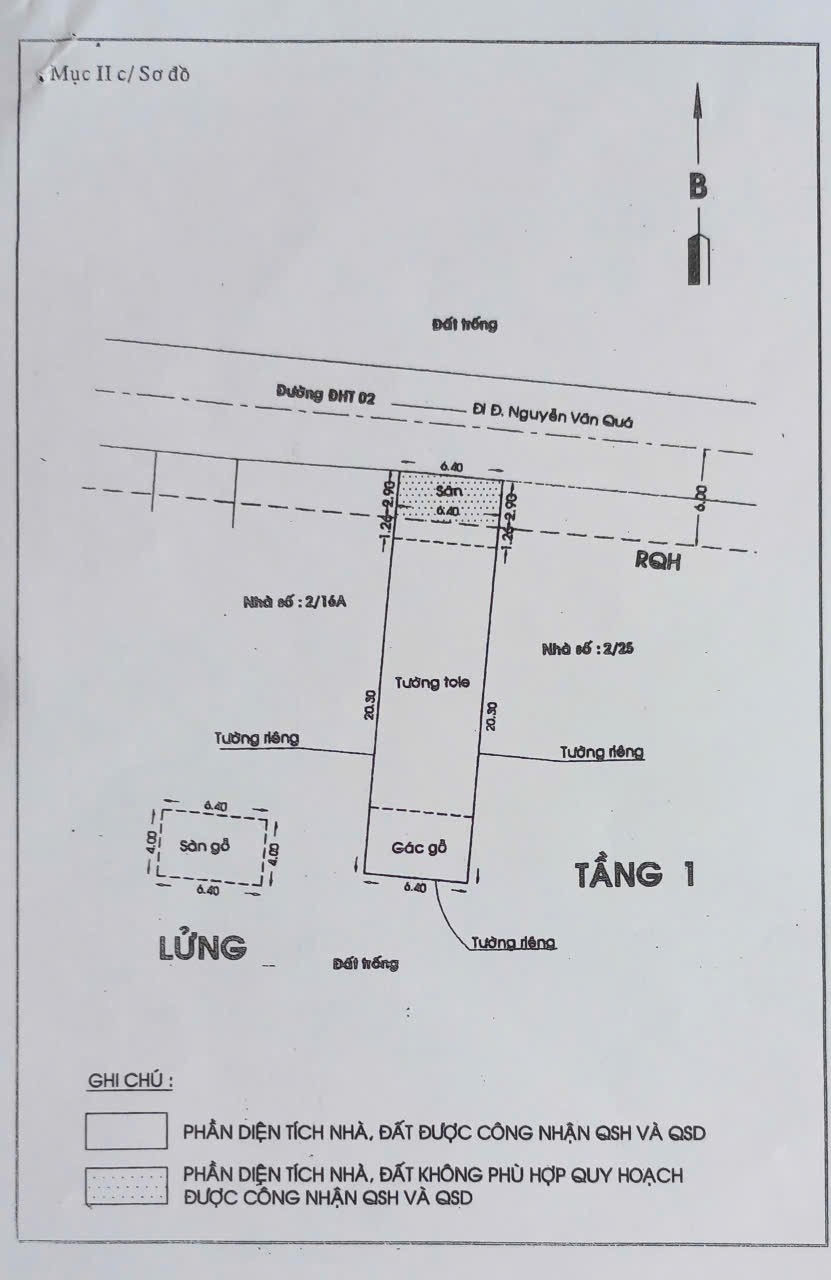 NHÀ (6.4x24) MT ĐÔNG HƯNG THUẬN 45, TÂN HƯNG THUẬN, Q12 – 12 TỶ 4