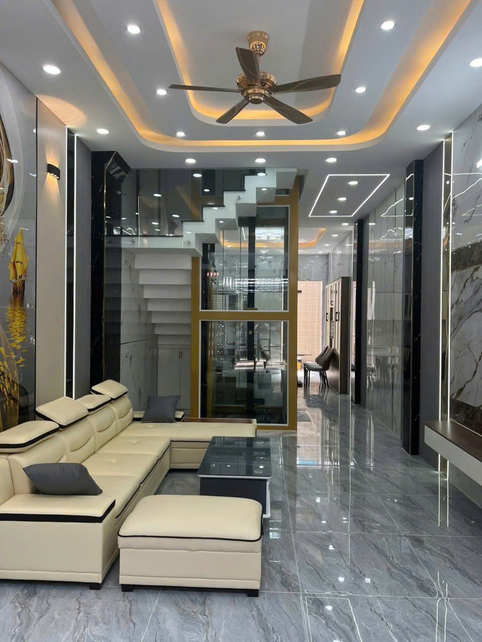 NHÀ 4 TẦNG (4x17) MT HẺM NHỰA 8M THÔNG LÊ VĂN KHƯƠNG, HIỆP THÀNH, Q12 4