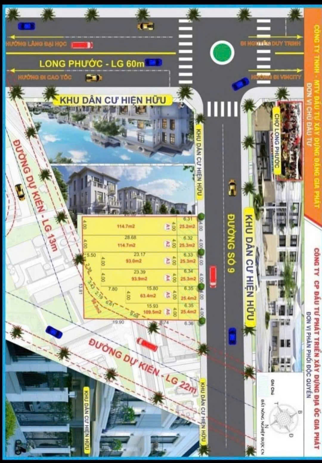 Cần bán Đất đường 9, Phường Long Phước, Diện tích 118m², Giá Thương lượng 2