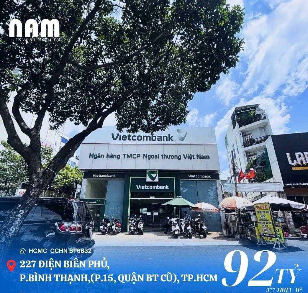 Cho thuê Nhà mặt tiền Phường 15, Bình Thạnh, Diện tích 243m², Giá 160 Triệu/tháng